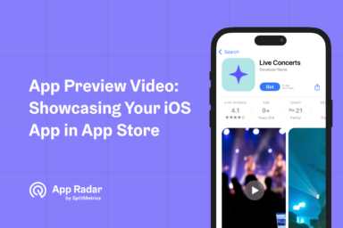 iOS app preview video - App Radar article feature image