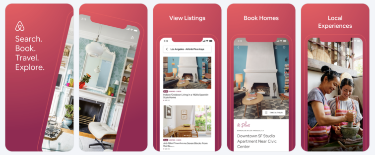 Airbnb Screenshots
