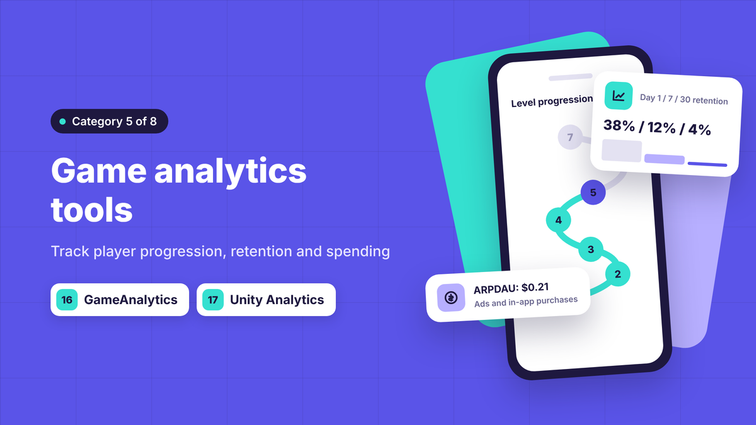 Game analytics tools: GameAnalytics and Unity Analytics