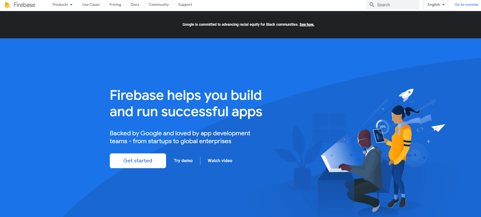 Firebase By Google Screenshot