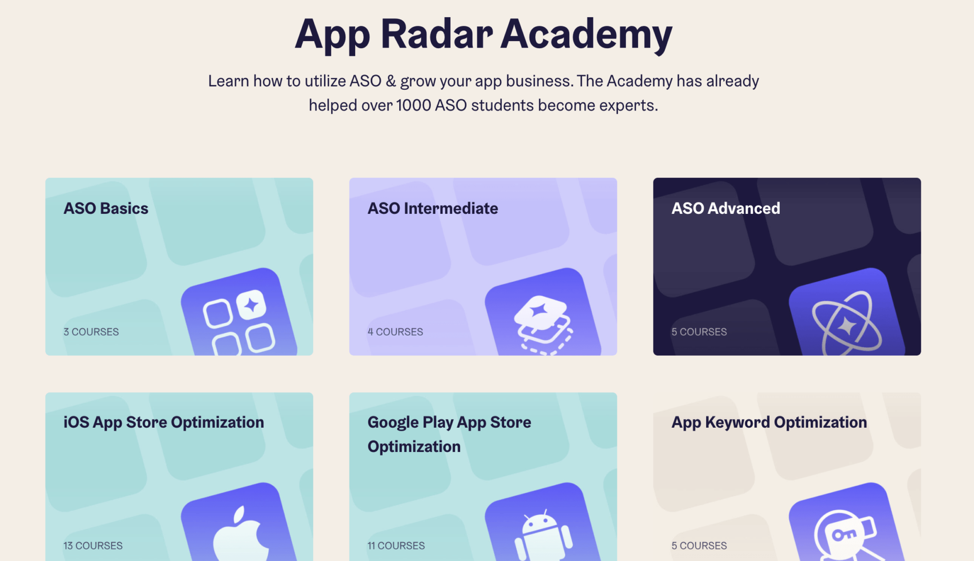 App Radar App Marketing Akademie