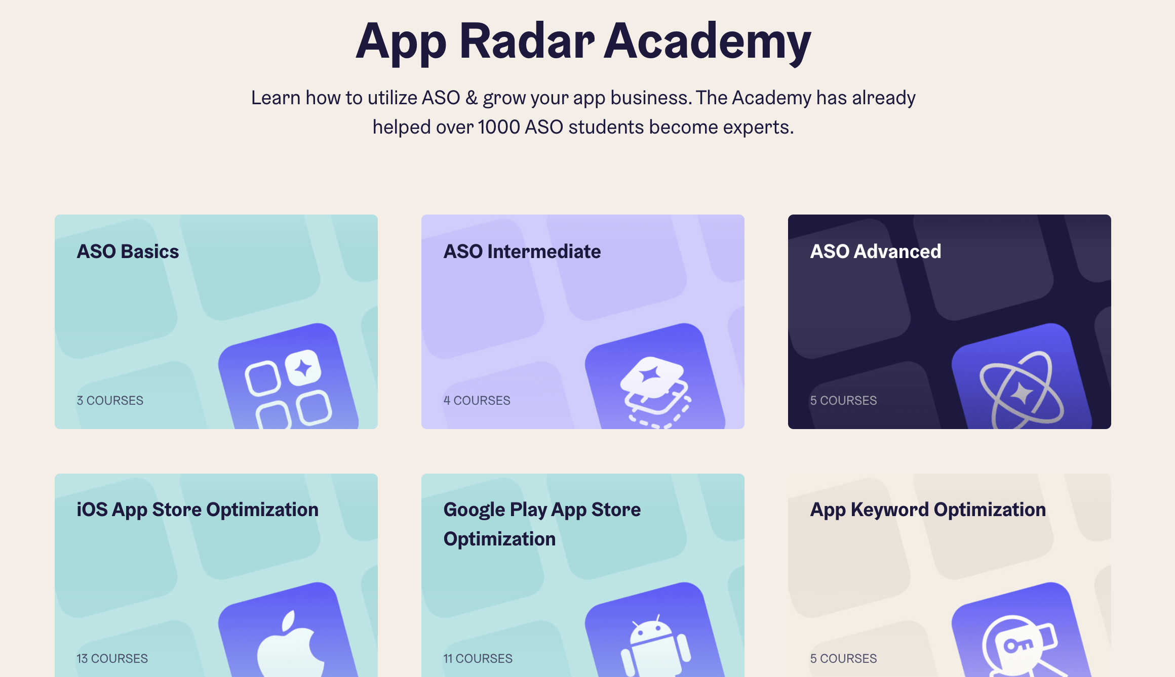 App Radar App Marketing Akademie