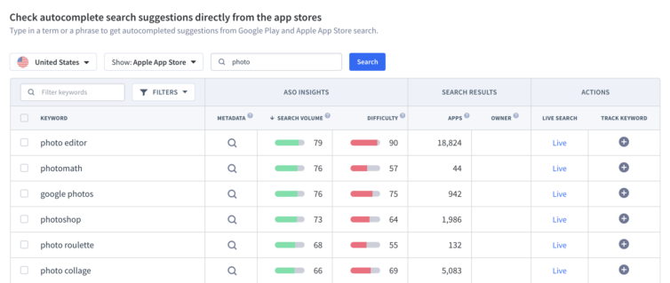 App Radar Hilft Neue Keywords Zu Finden