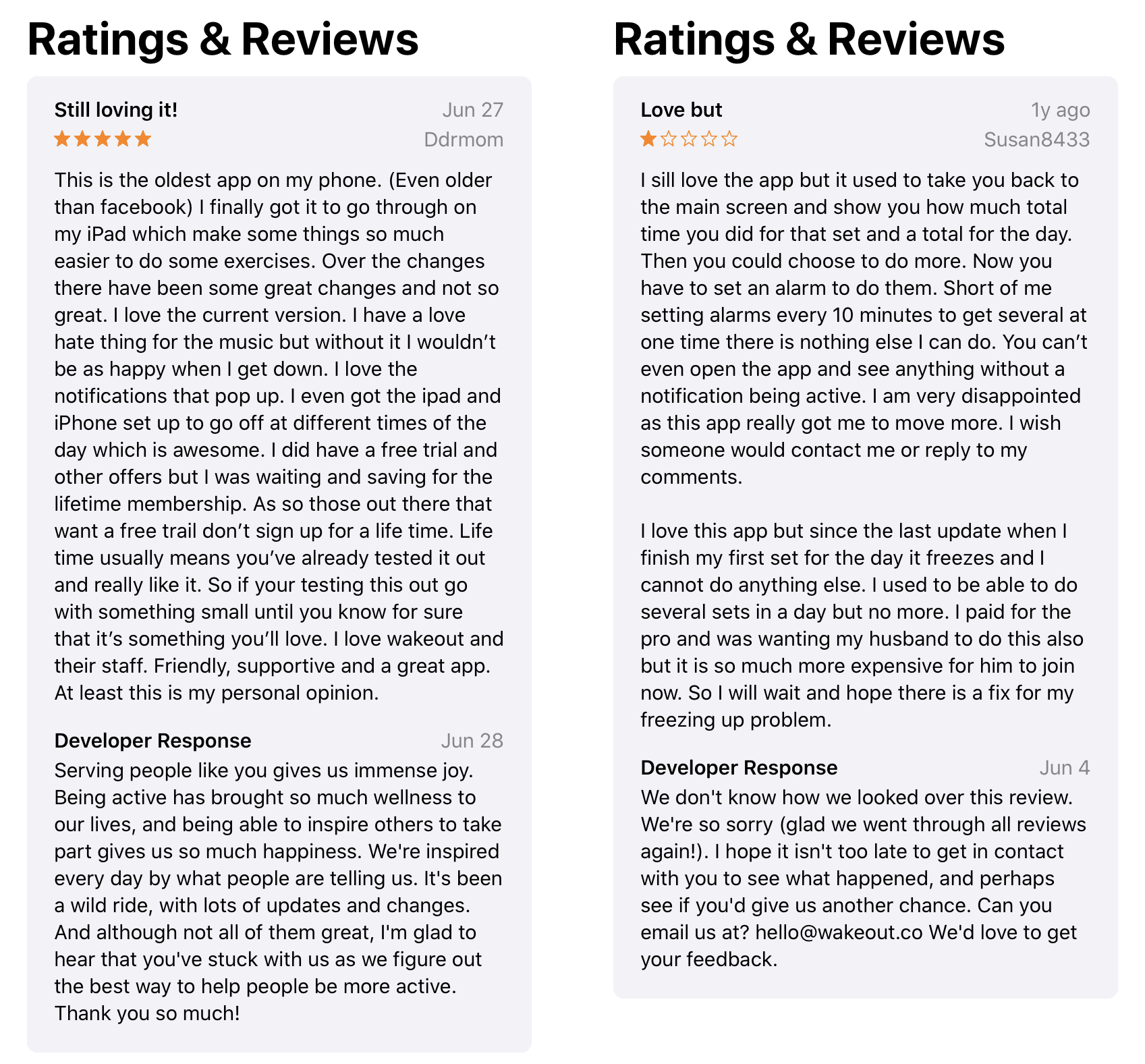 App Store Und Google Play Bewertungen Konversationsraum