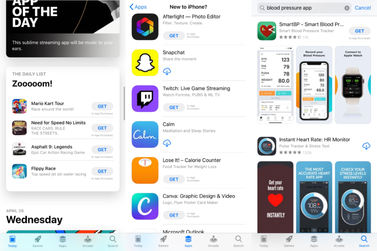 App Untertitel Apple App Store Orte