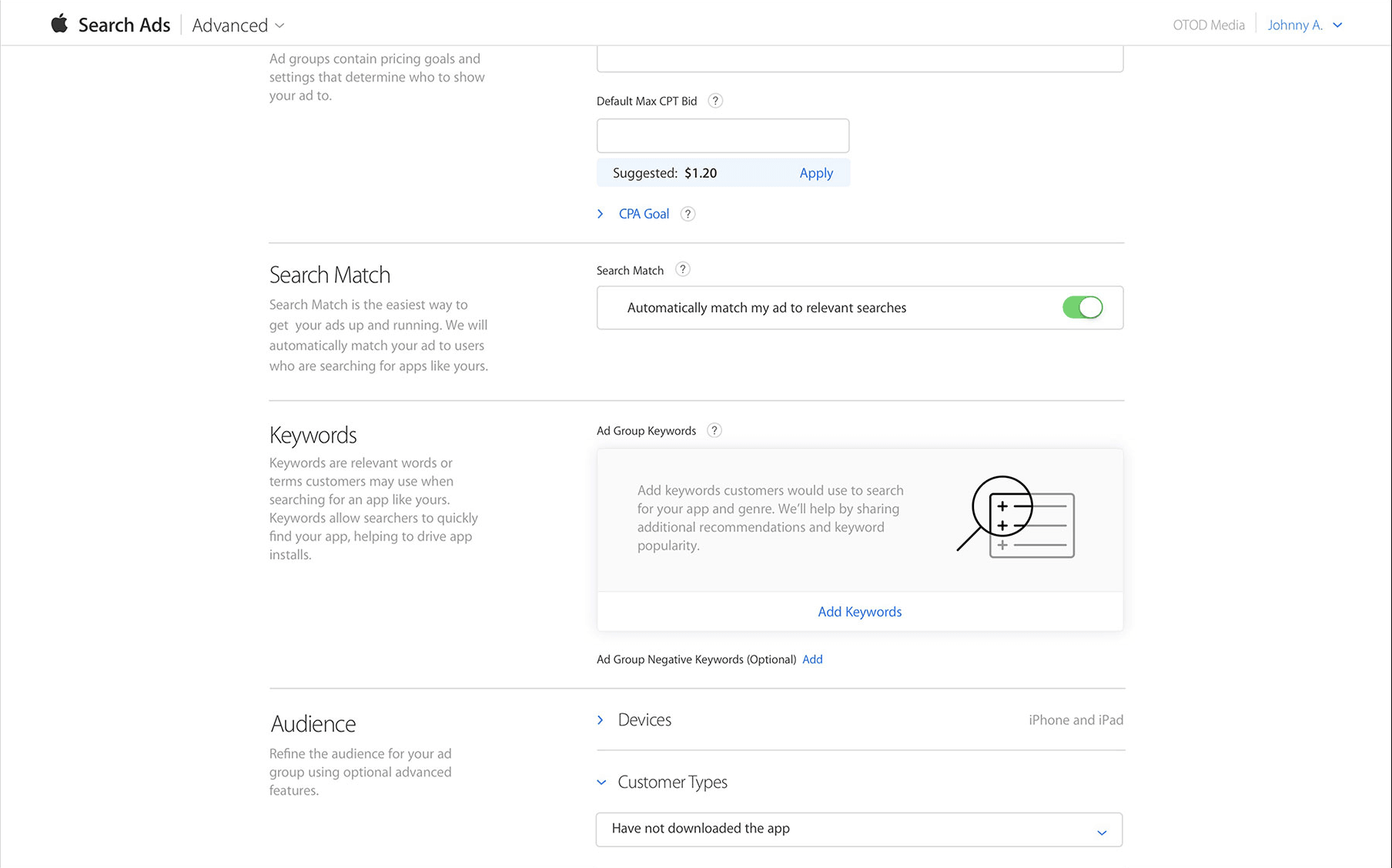 Apple Search Ads Advanced Vorteile Nachteile
