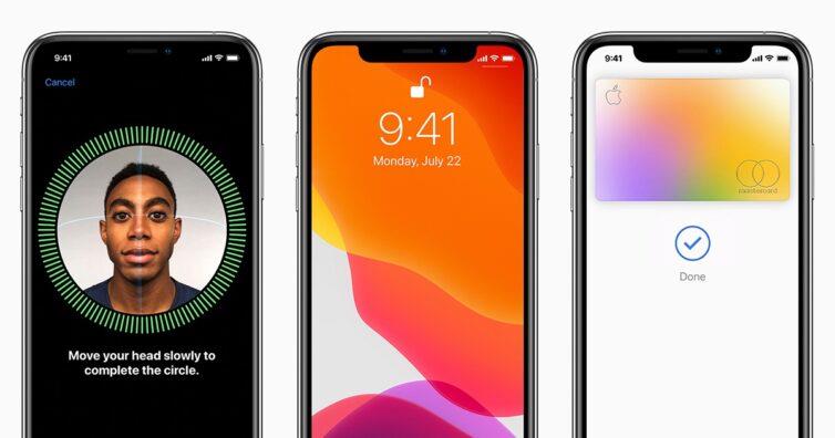 Ios13 Apple Face Id Social Card