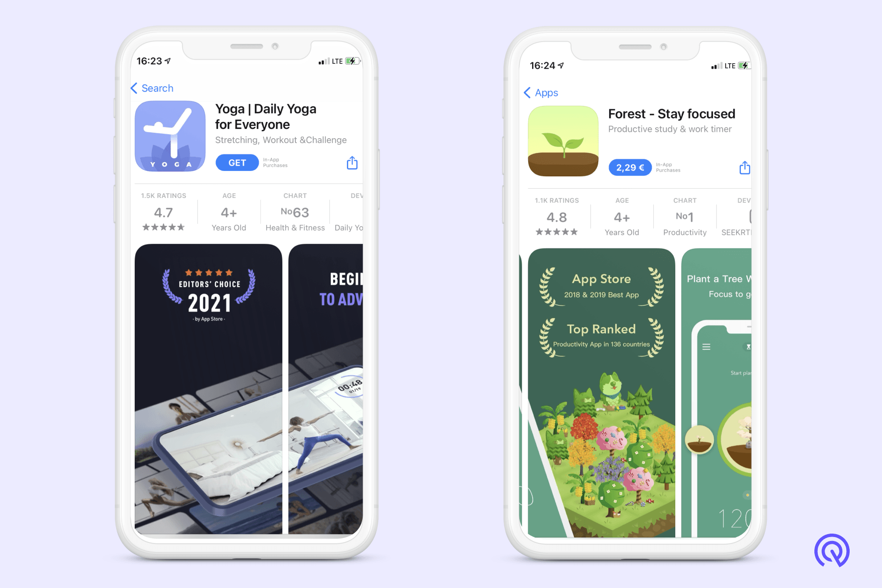 Mobile Ab Testing App Screenshots