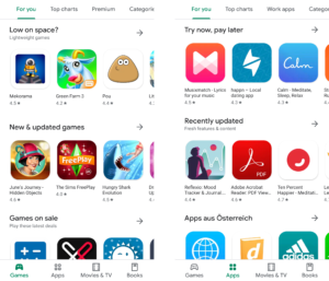 Neue Apps Featured Google Play