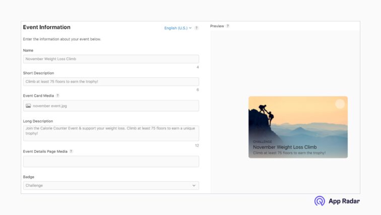 example in app event arise 1