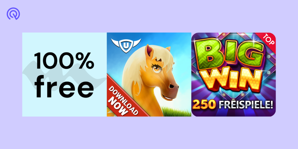 Examples from app icons that are not compliant with new google Play Store policies App icons that are not compliant with new Google Play policies: Medito, Free Slots Casinos from Huuuge Games, My Free Farm 2.