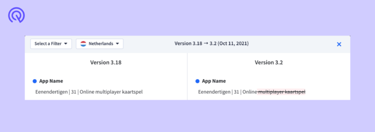 Example of adjusting the metadata to new Google Play Store guidelines