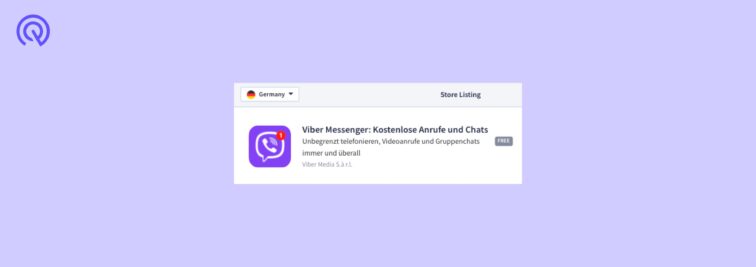Example of app ''viber'' metadata not following the new google play store regulations.