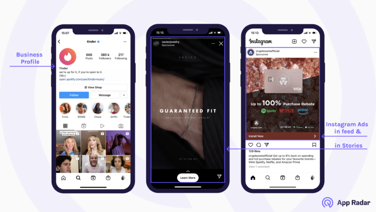 organic paid ua instagram