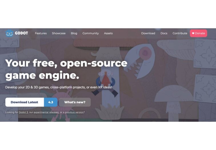 Godot - game engine home page