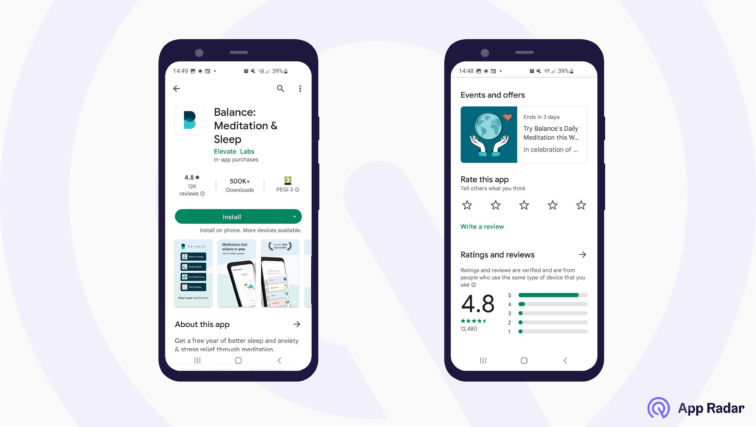 3 google play store listing showing liveops when the app is not installed