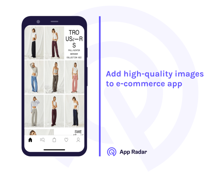add high quality images to your e commerce app