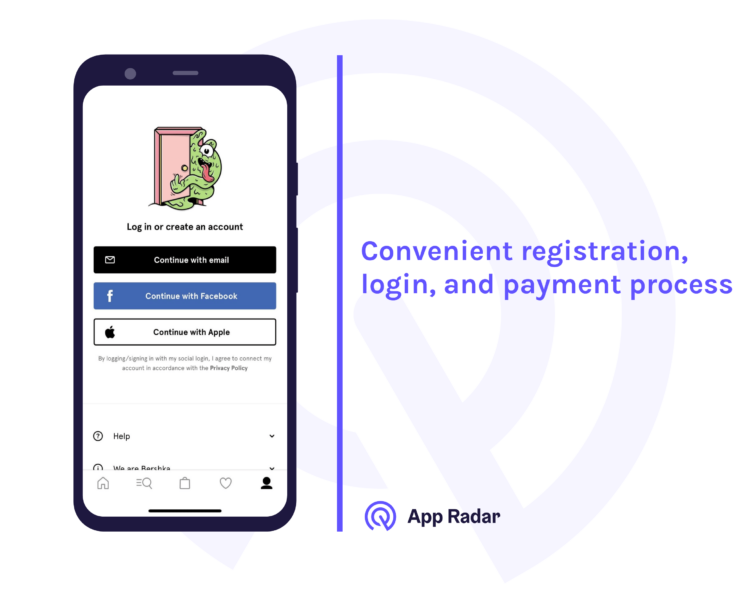 convenient registration login and payment process