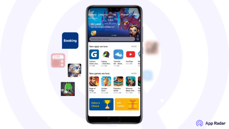 example of app in huawei app gallery