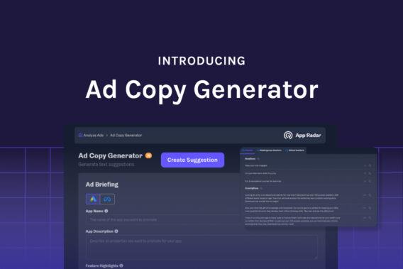teaser ad copy generator app radar
