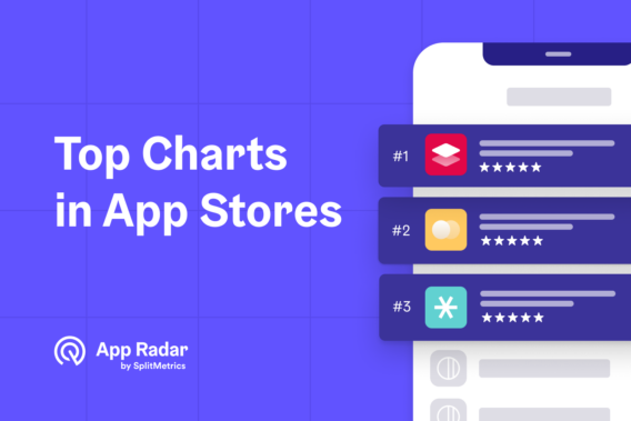 Top charts in app stores