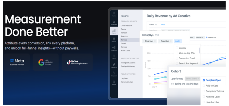 Airbridge MMP home page