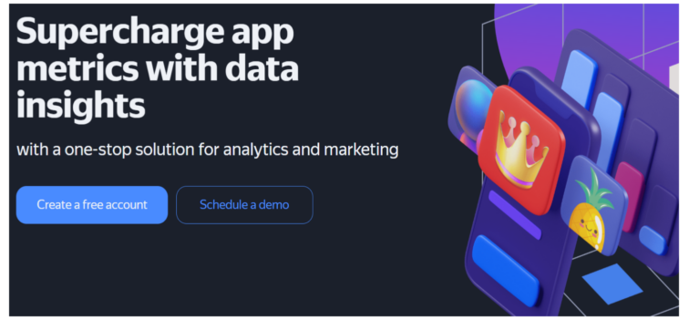 AppMetrica MMP home page