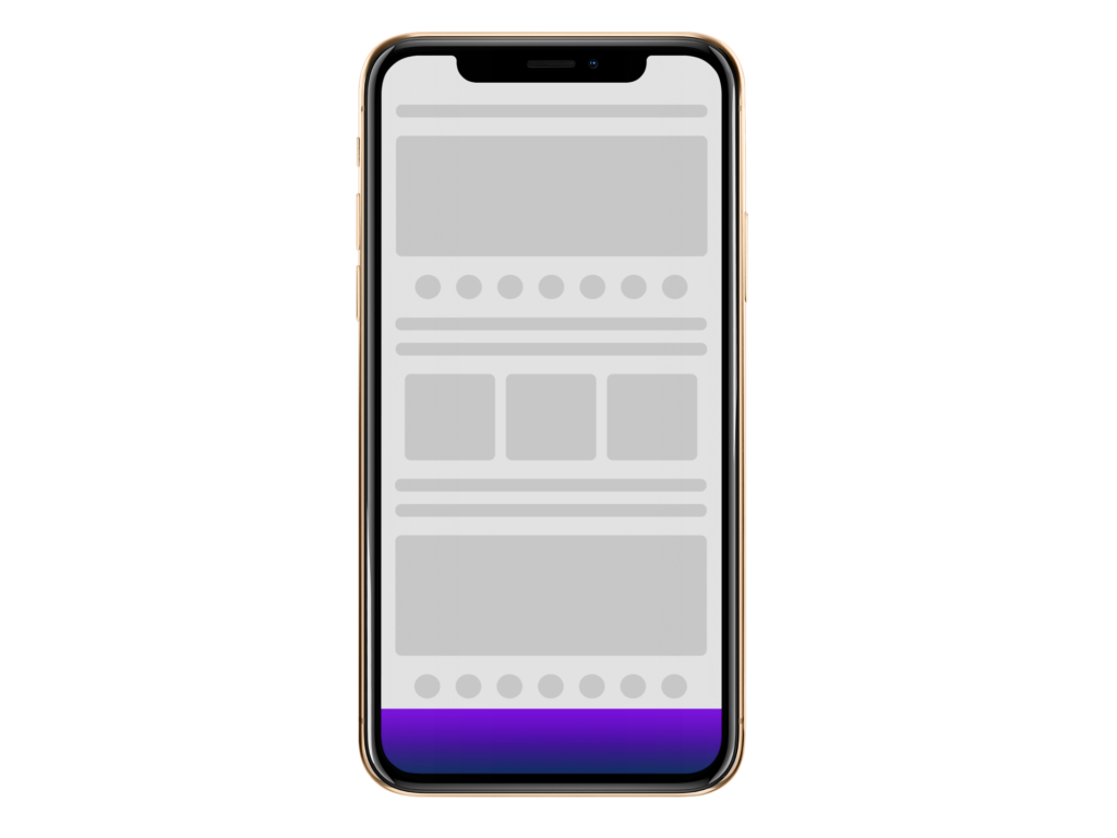 Formato standard Banner Mobile Ad