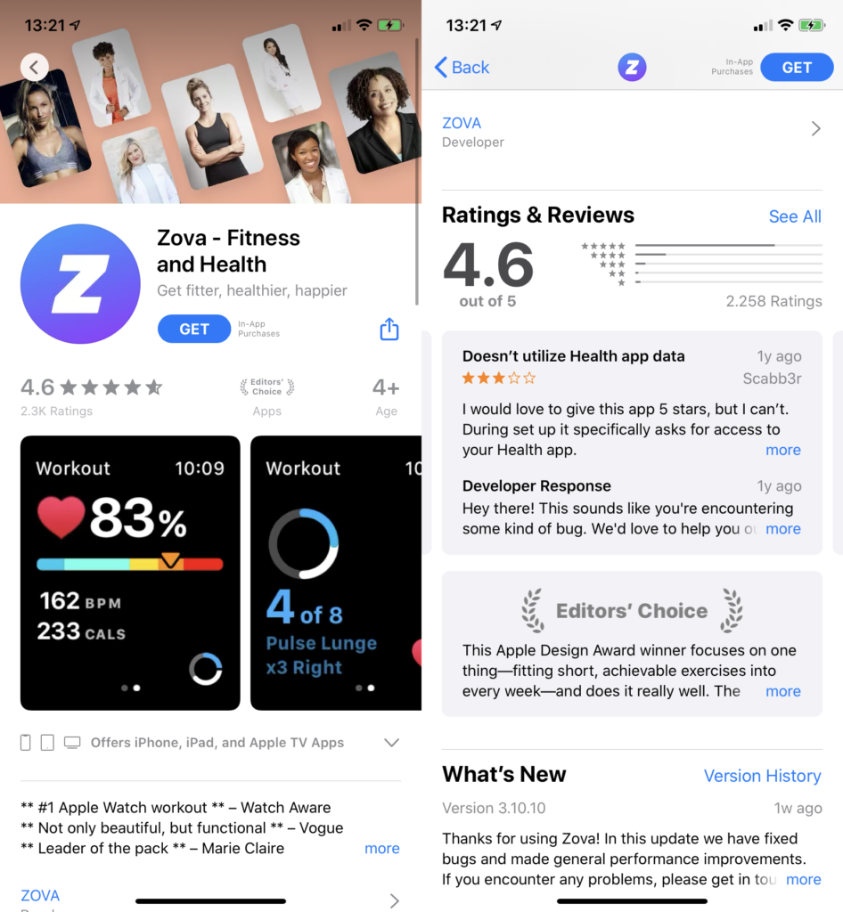 Highlighted reviews are shown on your app store listing page so it's important that you reply to every app user review