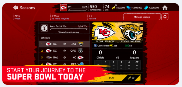 Madden NFL Mobile Football App Store Screenshot for Super Bowl LIV