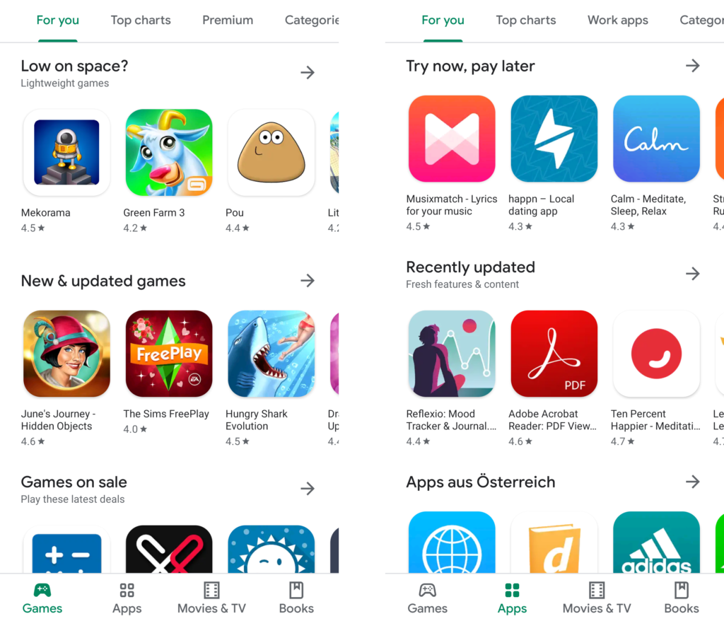 New apps get a special featured spot in Google Play