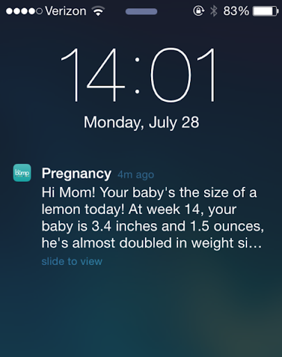 The Bump App using personalized push notifications to reengage mobile users