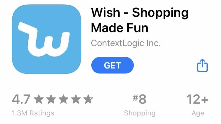Wish allows users to shop for cheap online retail goods