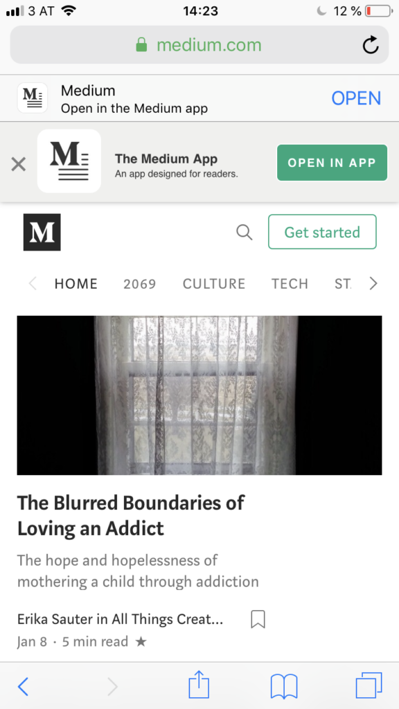 Medium Open in App CTA